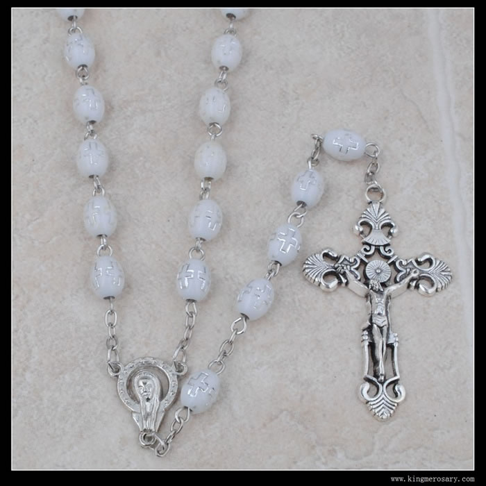 ,plastic beads rosary